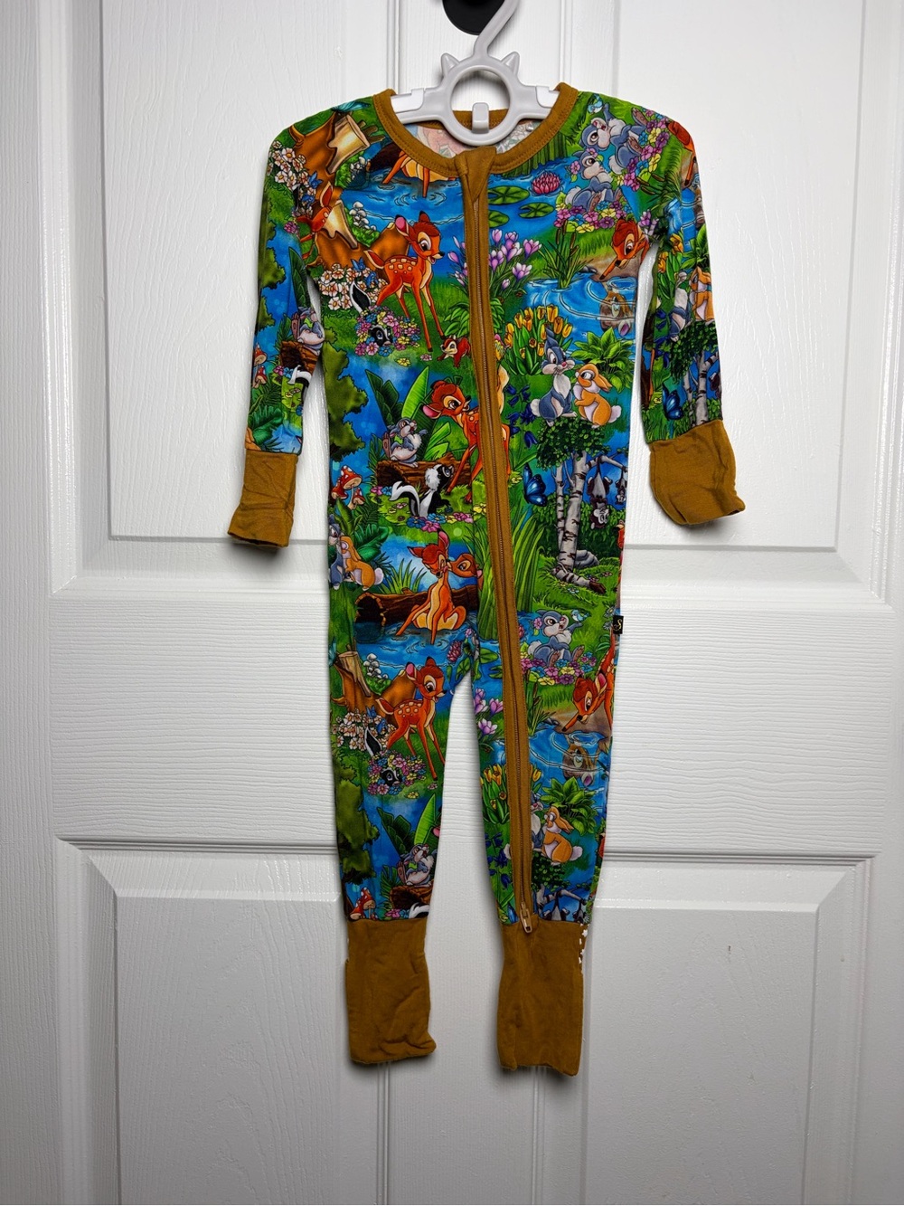 Sugar Swan Disney Bambi Reseller Bamboo Convertible Zippy 6-12M EUC